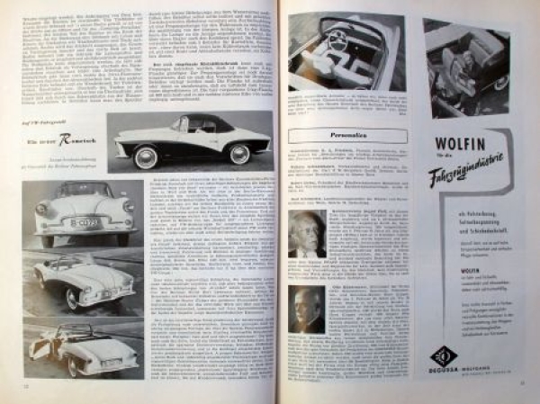 "Karosserie und Fahrzeugbau" Construction-Magazine 1957 (6253)